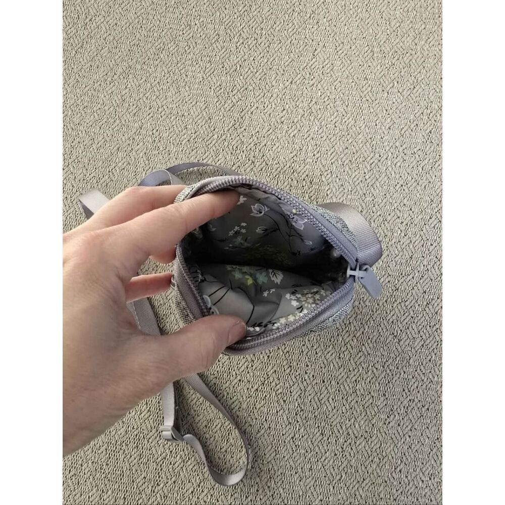 Vera Bradley Heather Gray Mini Hipster Crossbody Bag - Picture 4 of 9
